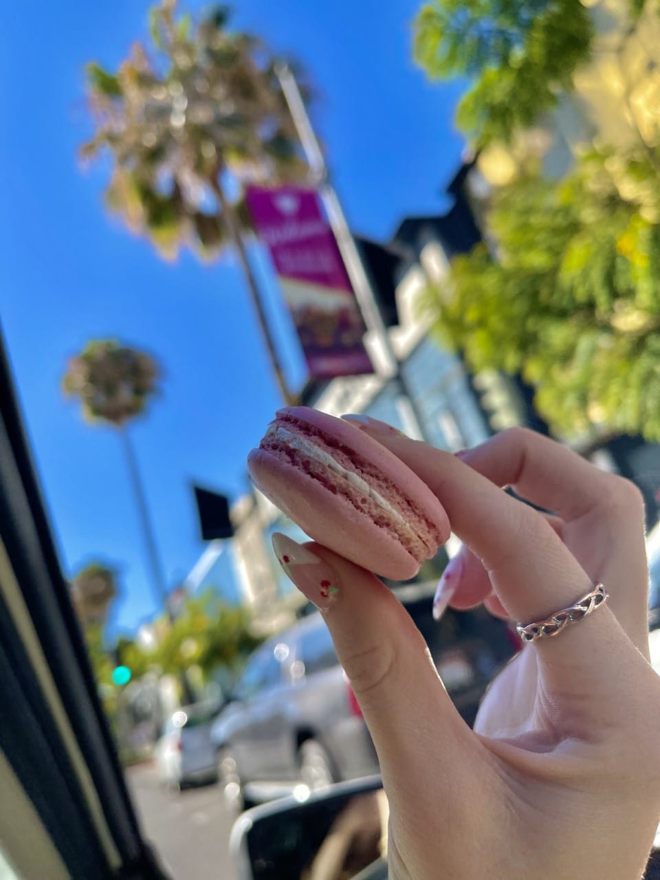 Rose Macaroon from Ladurée Beverly Hills
