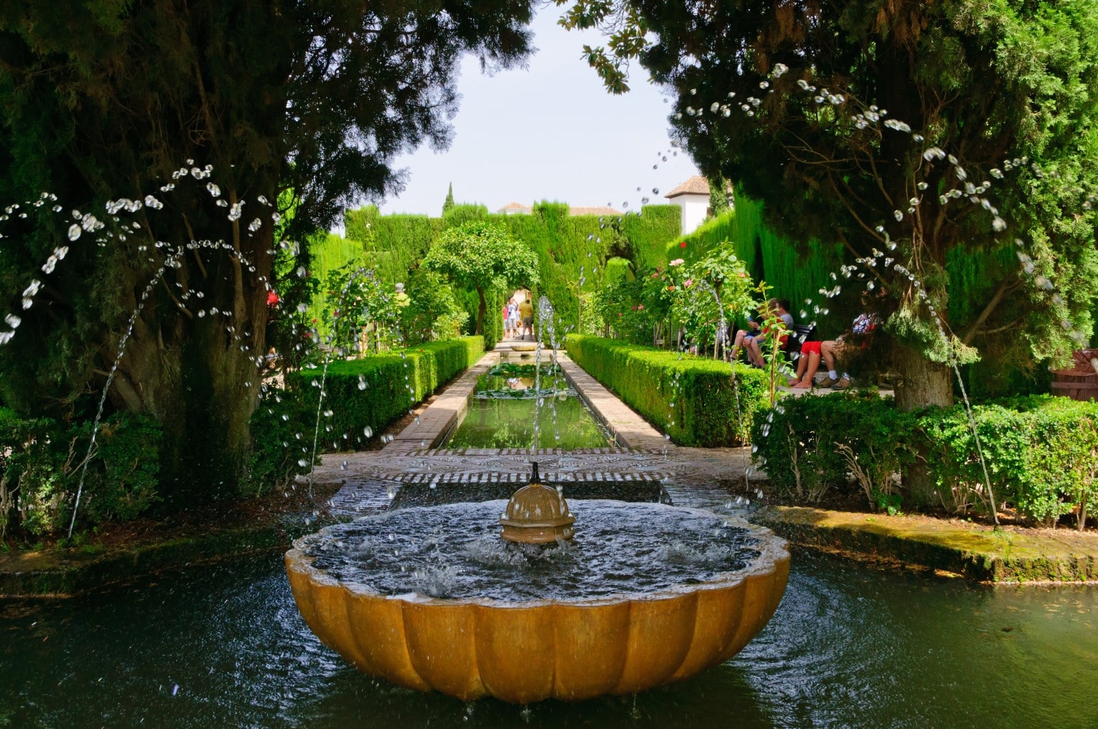 Generalife at the Palacio de la Alhambra in Granada, Spain