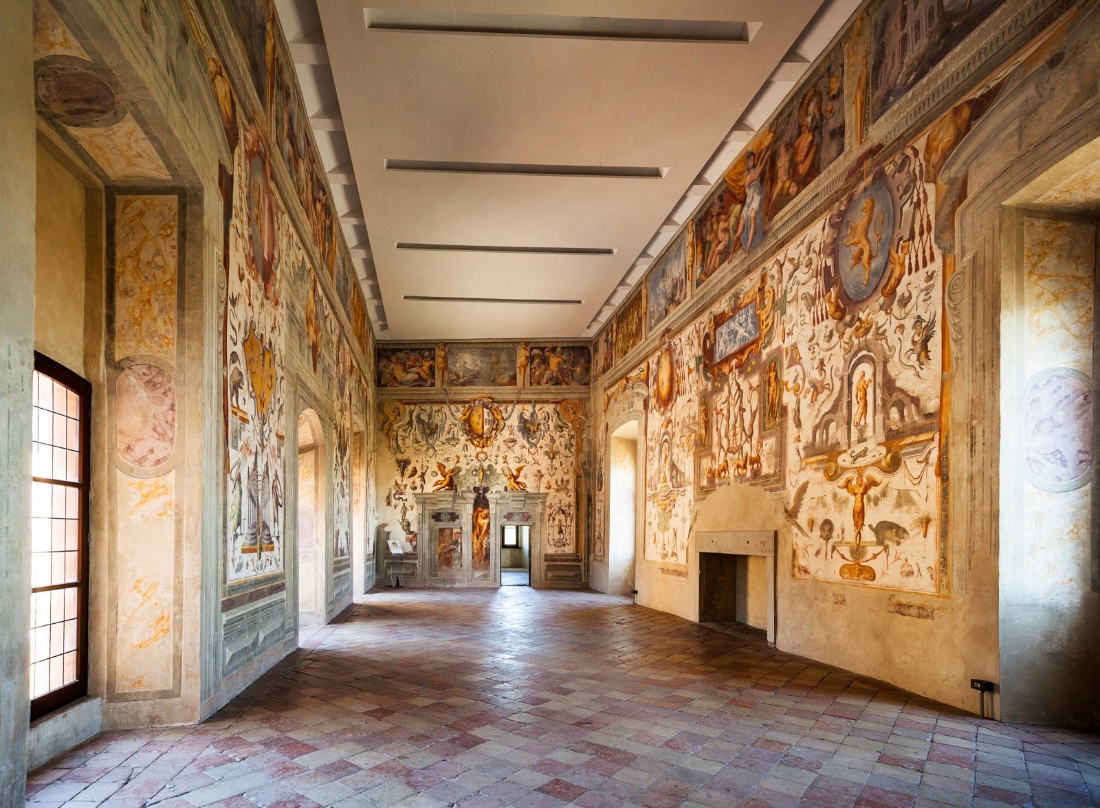 Hall with Medieval Wall-Paintings