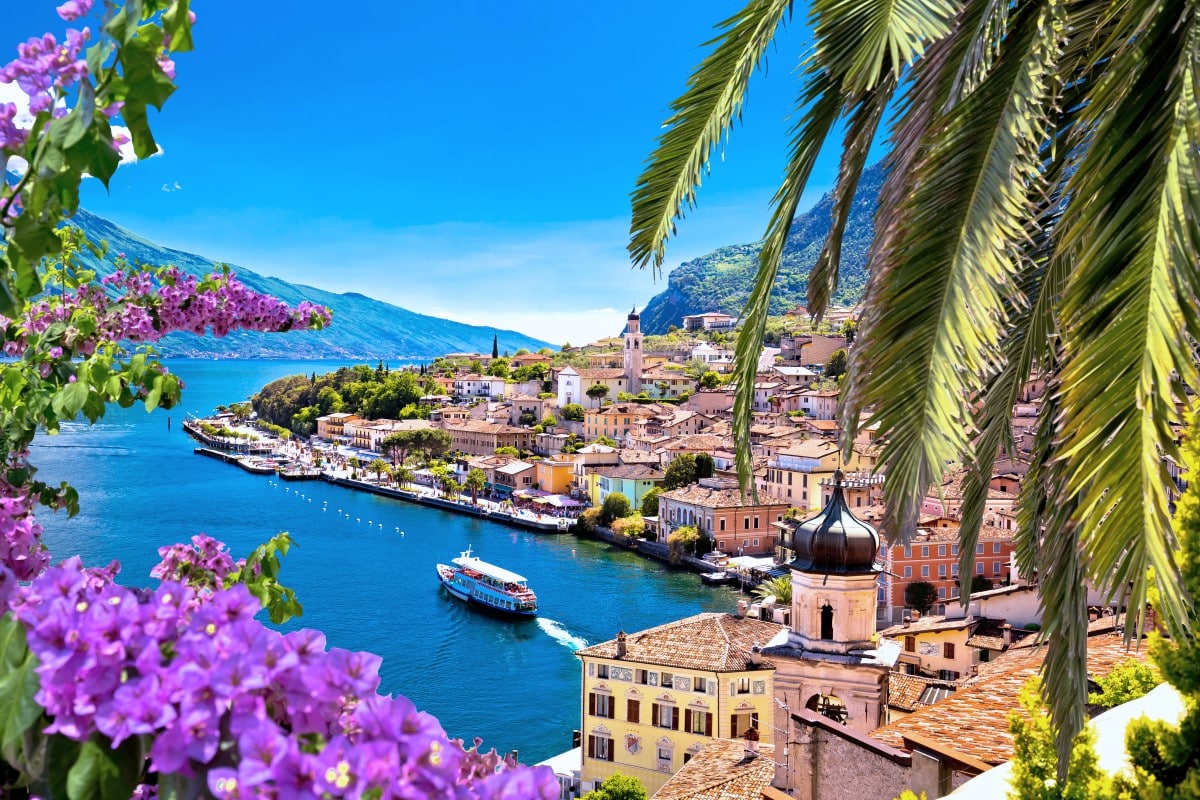 Beautiful and colorful Limone sul Garda