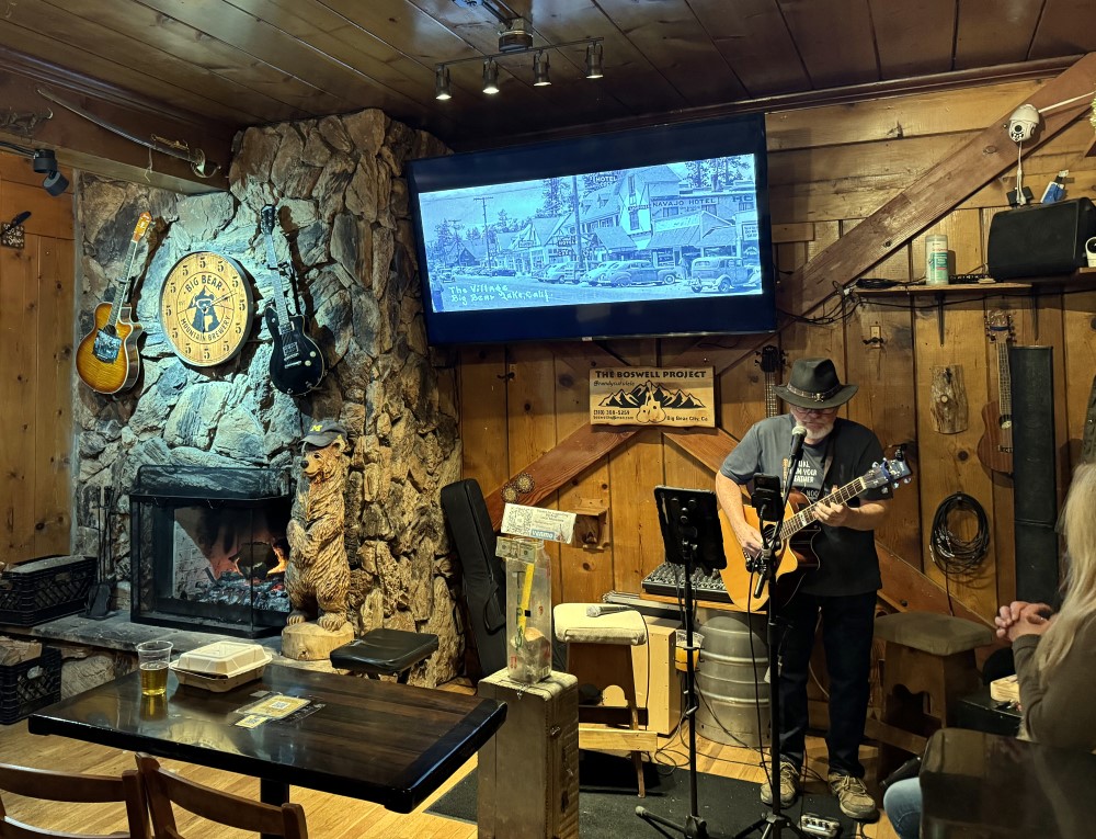 The Boswell Project performing at Big Bear Mountain Brewery