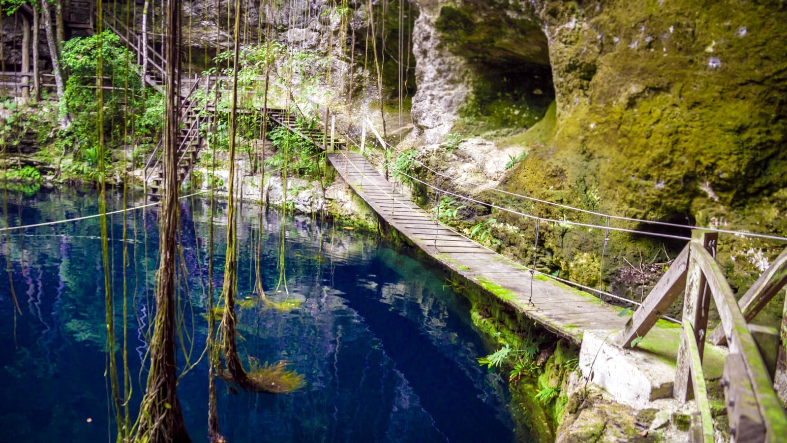 X'Canche Cenote is close to Ek Balam near Valladolid